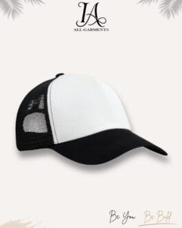White Sports Cap with Premium Fabric