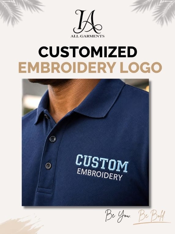 Custom Embroidery Logo on Polo Shirts