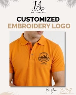 Custom Embroidery Logo T Shirts for Men